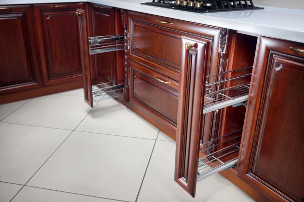 Cherry Cabinet Refacing in Montgomery